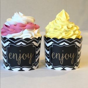 Customizable large cupcake bathbombs
